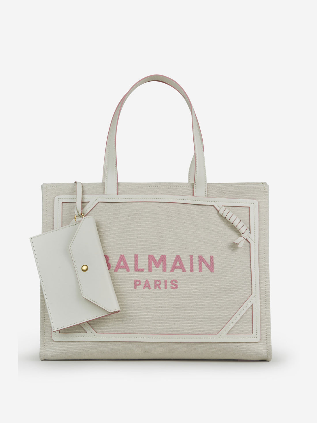 Balmain Bolso Shopper B-Army M color Rosa Claro sku 810-006738 01 - Foto 2