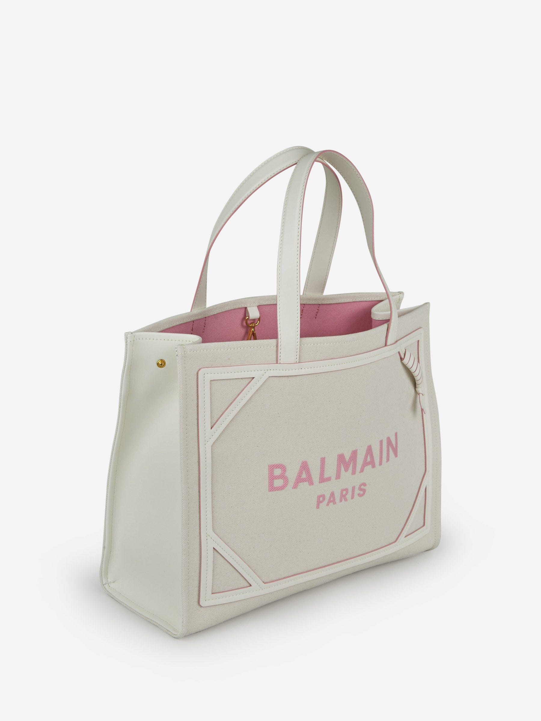 Balmain Bolso Shopper B-Army M color Rosa Claro sku 810-006738 01 - Foto 3