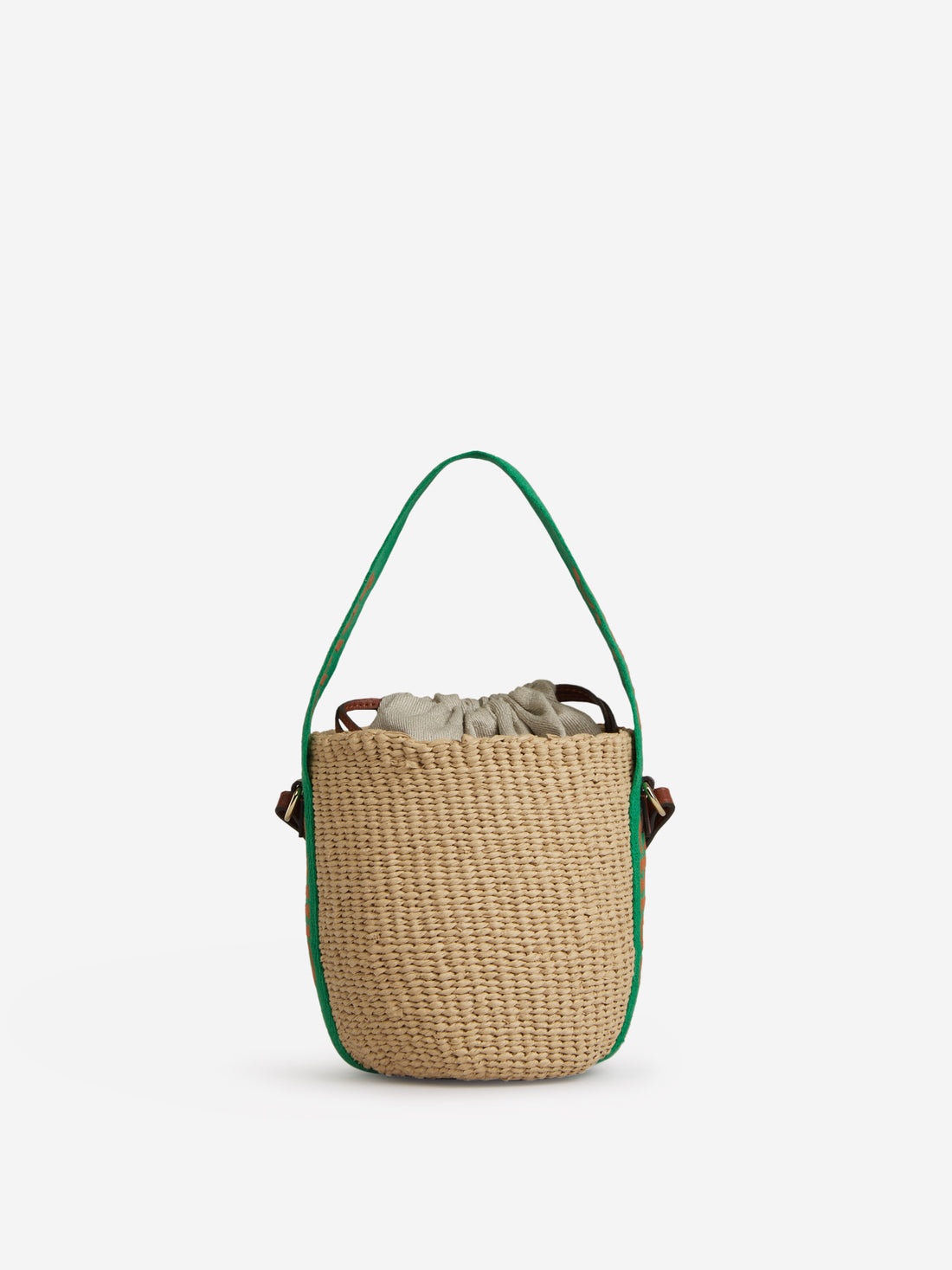 Chloé Bolso Cesta Woody color Verde Claro sku 810-006760 01 - Foto 1