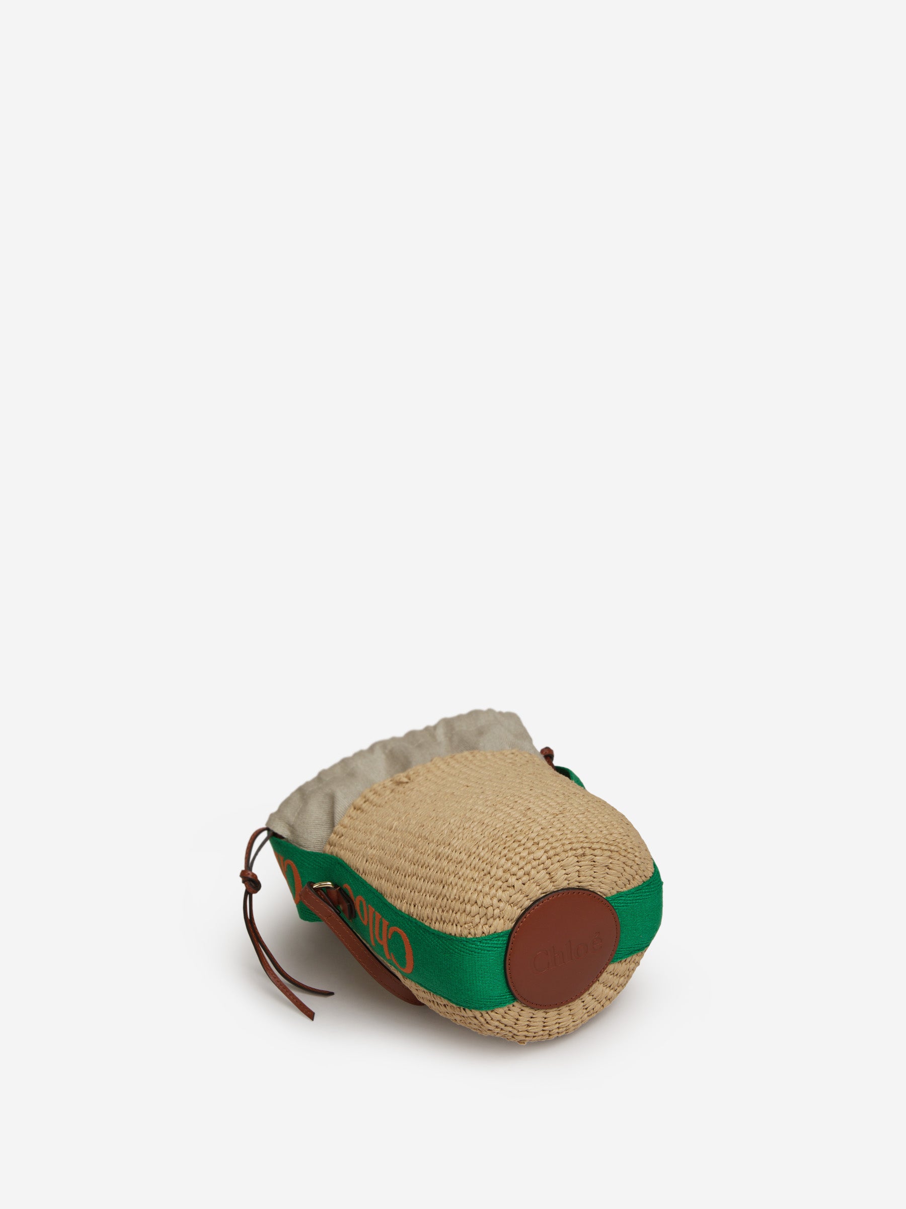Chloé Bolso Cesta Woody color Verde Claro sku 810-006760 01 - Foto 6