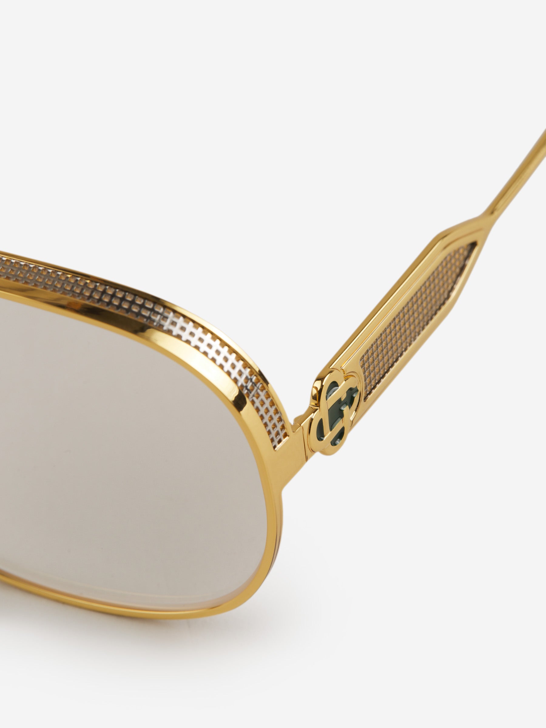 Casablanca Gafas Metálicas color Dorado sku 614-002683 01 - Foto 4