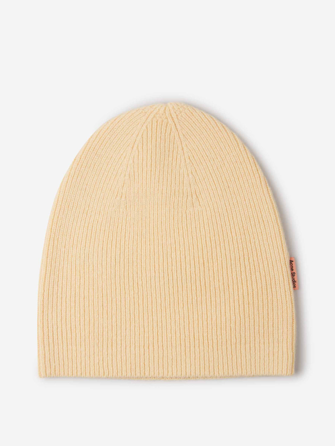 Acne Studios Gorro Canalé Lana Cashmere color Naranja Claro sku 899-001737 02 - Foto 2