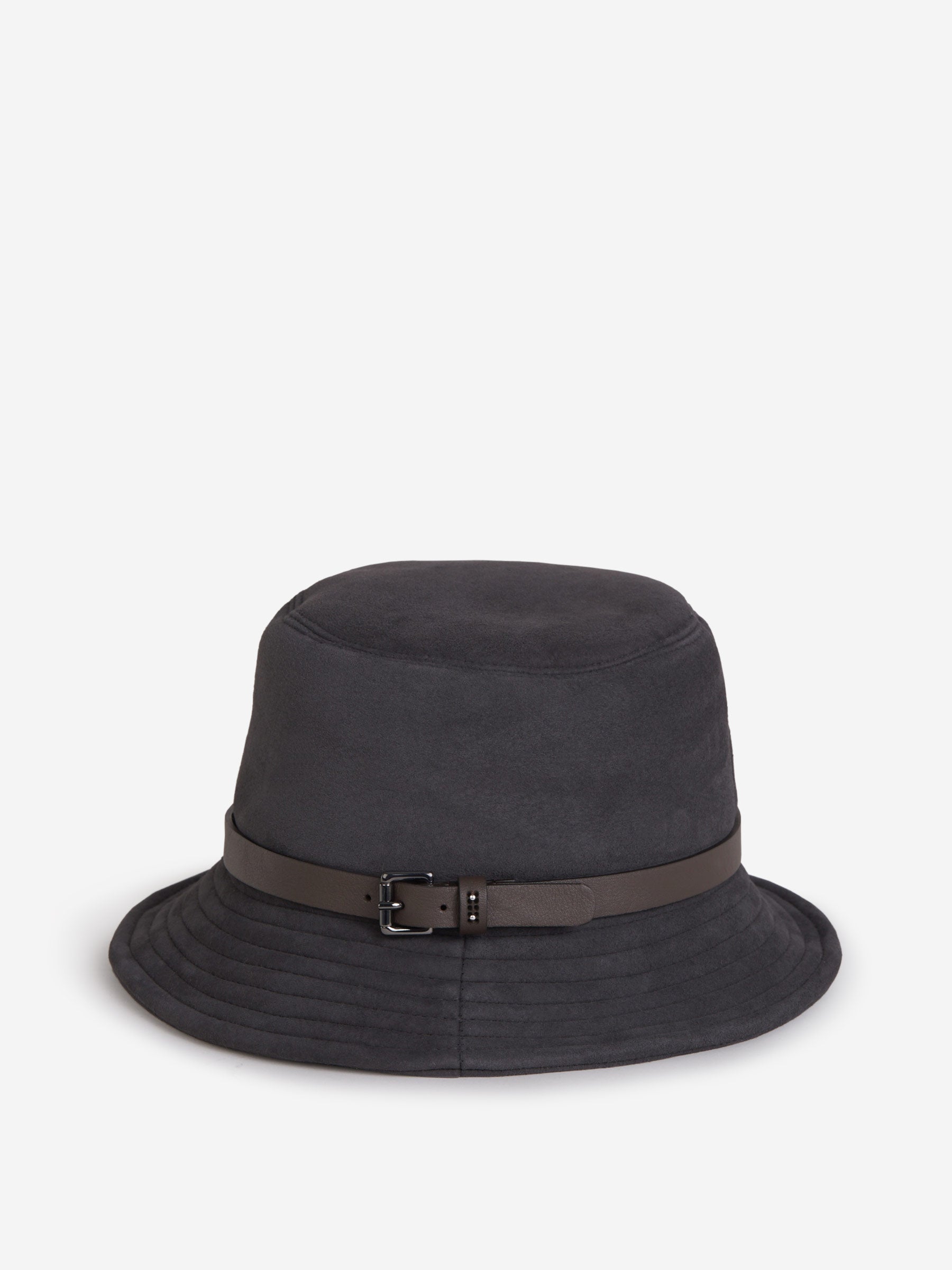 Peserico Sombrero Piel color Gris Oscuro sku 899-001738 02 - Foto 1