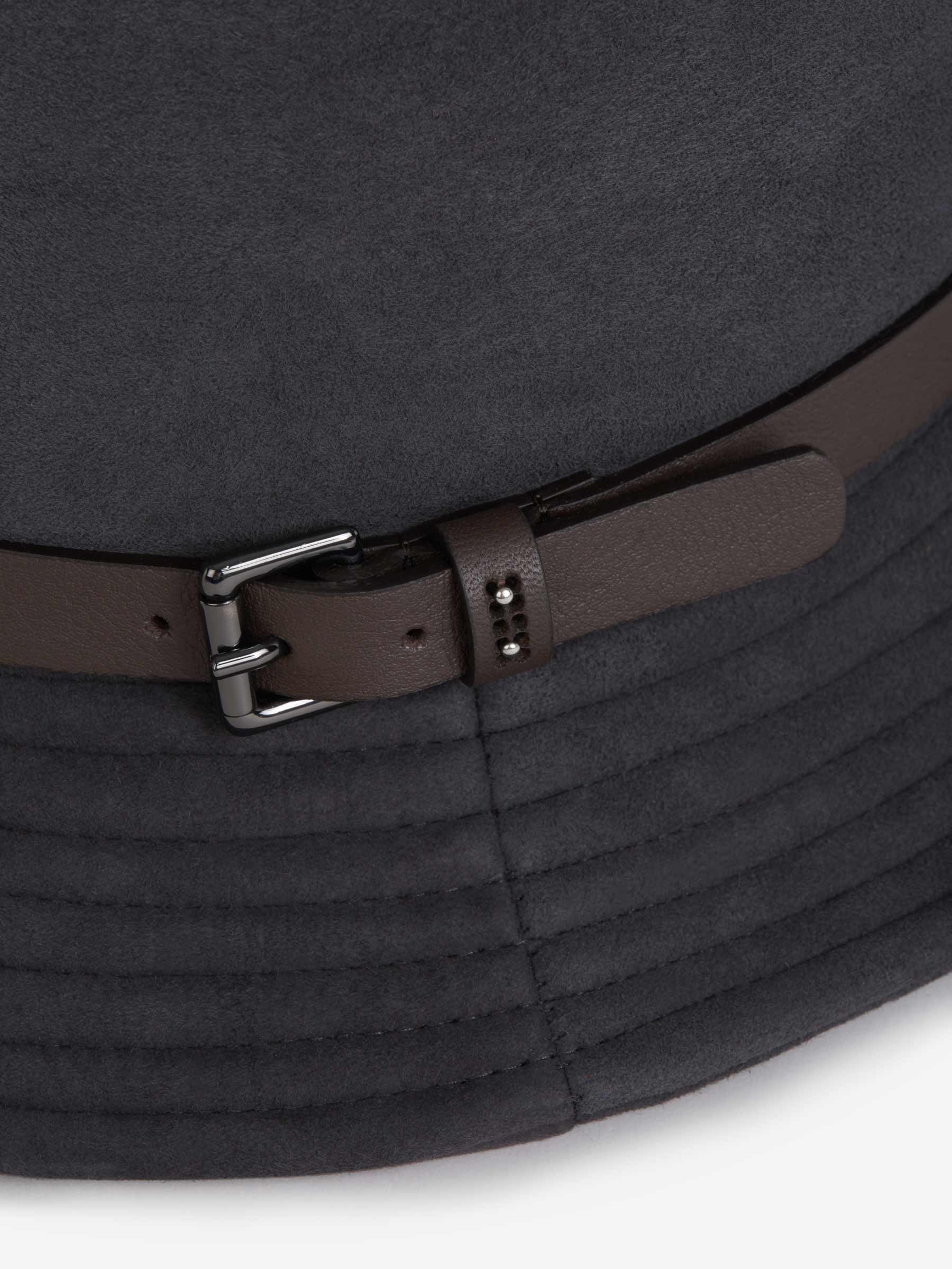 Peserico Sombrero Piel color Gris Oscuro sku 899-001738 02 - Foto 4