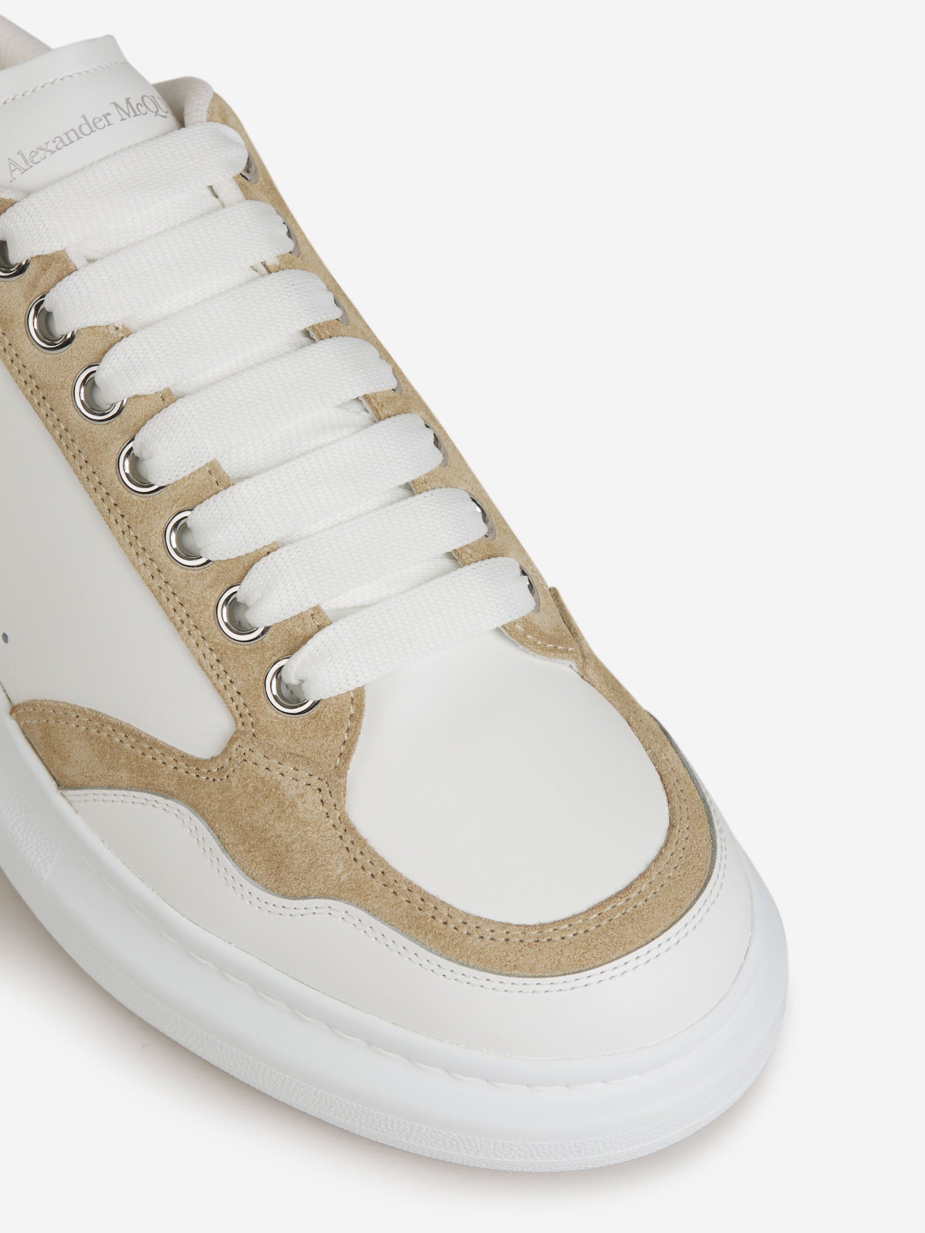 Outlet online Alexander McQueen Hombre Sneakers Oversized Piel color Blanco sku 616-002638 01 - Foto 5
