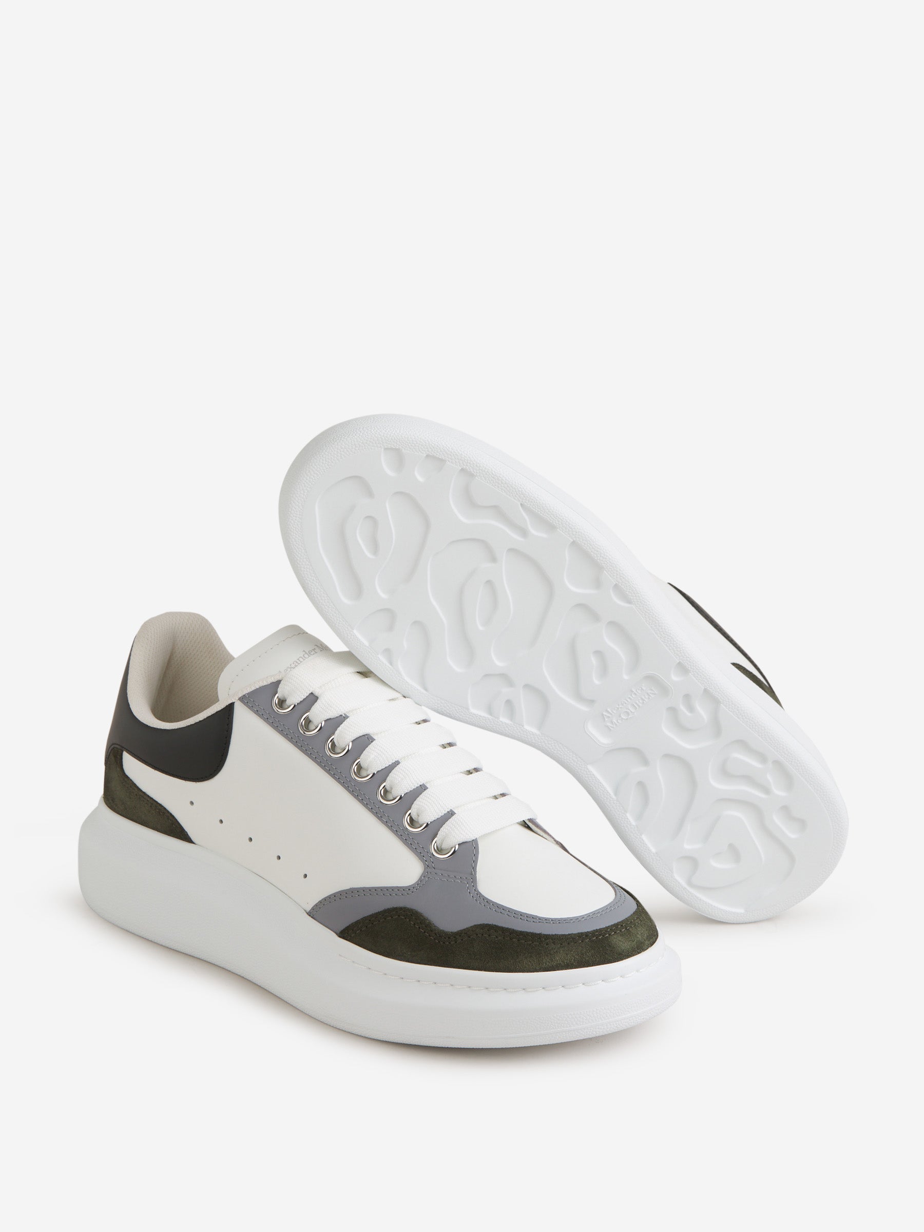 Outlet online Alexander McQueen Hombre Sneakers Oversized Piel color Blanco sku 616-002637 01 - Foto 4