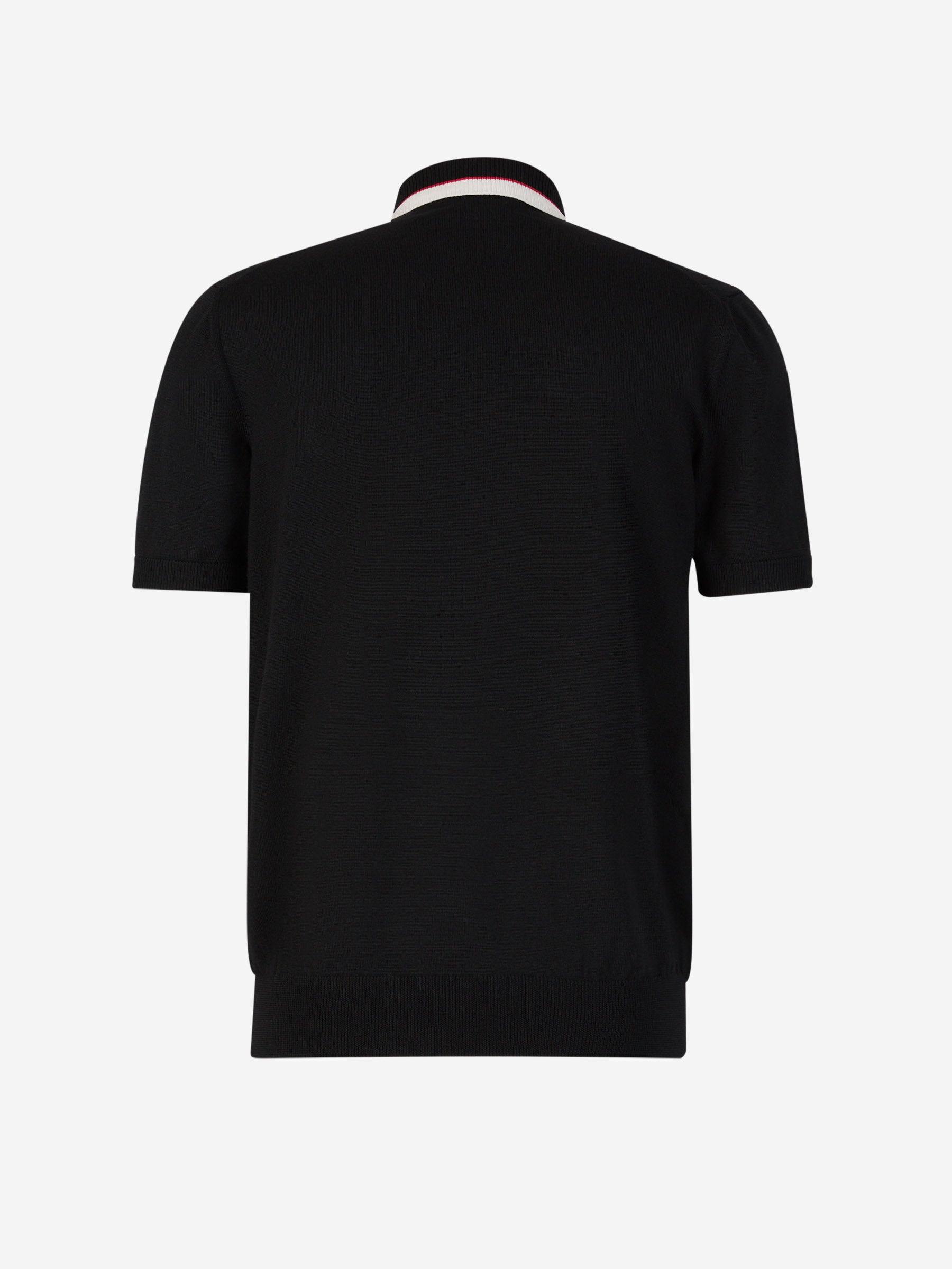 Outlet online Alexander McQueen Hombre Polo Punto Lana color Negro sku 552-001435 01 - Foto 2