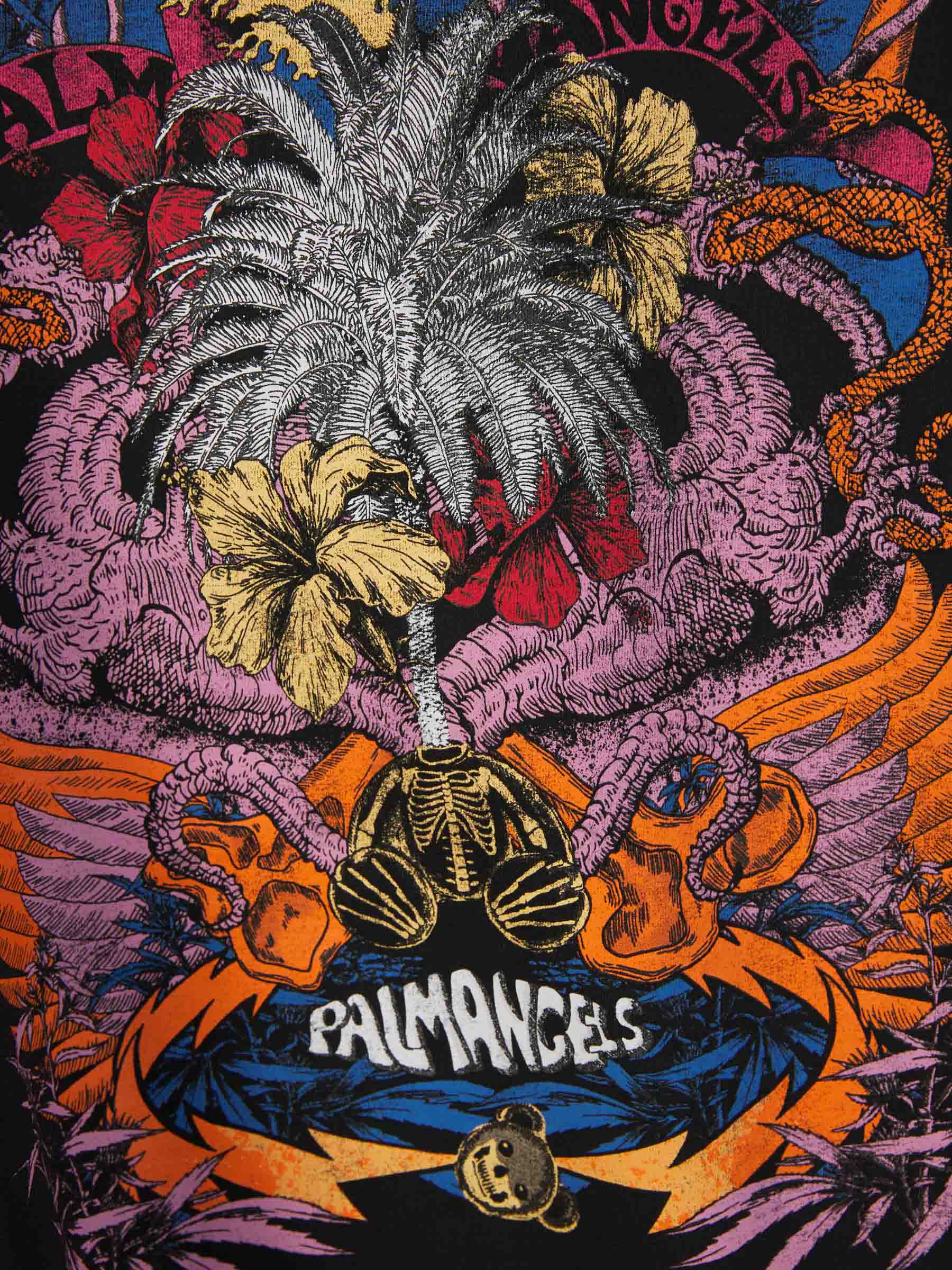 Palm Angels Camiseta Estampada Concert color Negro sku 553-003684 01 - Foto 4