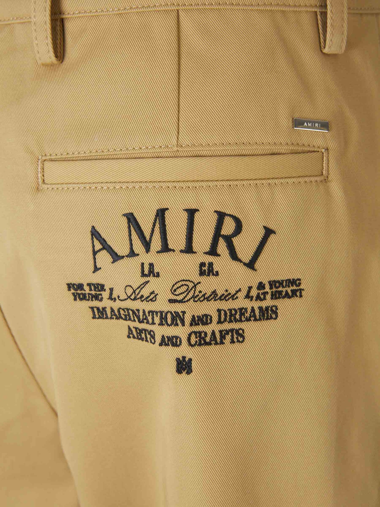 Outlet online Amiri Hombre Pantalones Chinos Baggy color Beis sku 521-002988 01 - Foto 5