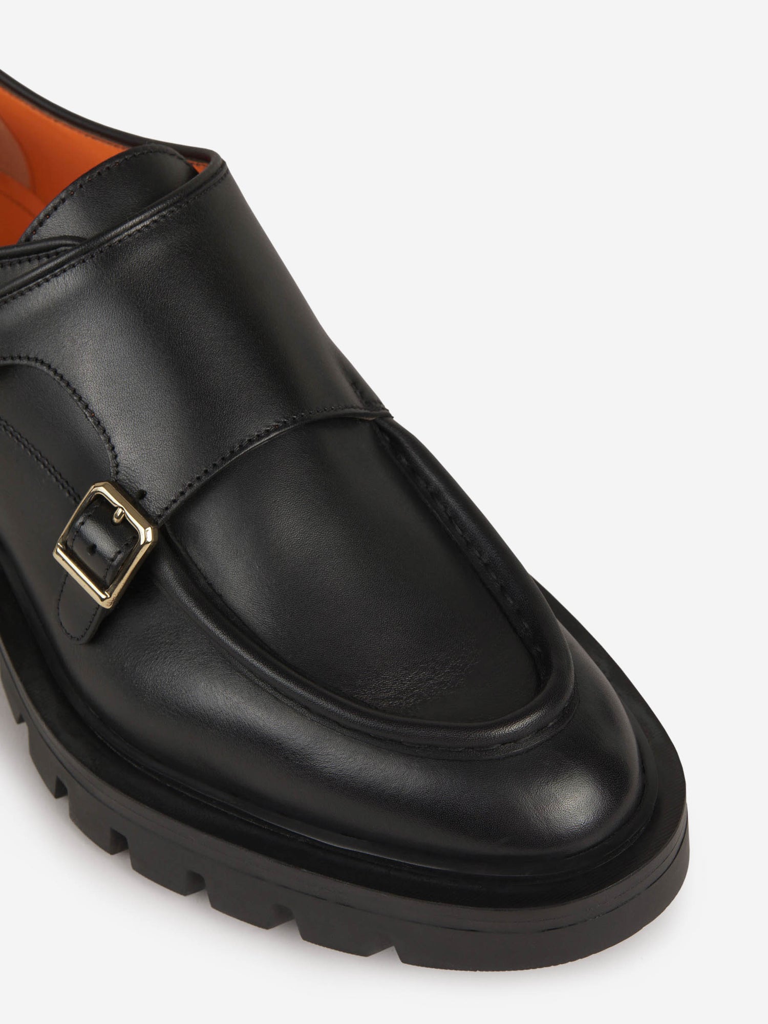 Outlet online Santoni Mujer Mocasines Hebillas Piel color Negro sku 800-005056 01 - Foto 5