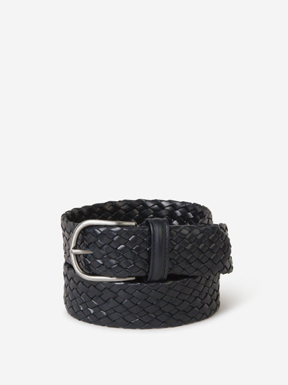 Santa Eulalia Cinturón Trenzado Piel color Azul Noche sku 622-001160 02 - Foto 1