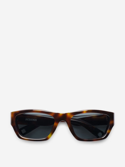 Outlet online Jacquemus Mujer Gafas de Sol Rectangulares Les Lunettes Pilota color Carey sku 860-001028 03 - Foto 1