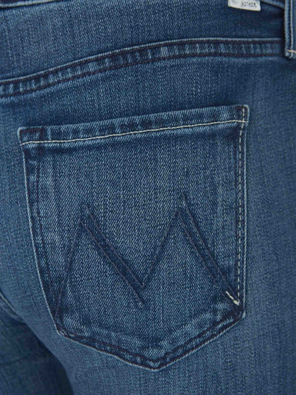 Outlet online Mother Mujer Jeans The Down Low color Azul Cobalto sku 763-001466 01 - Foto 4