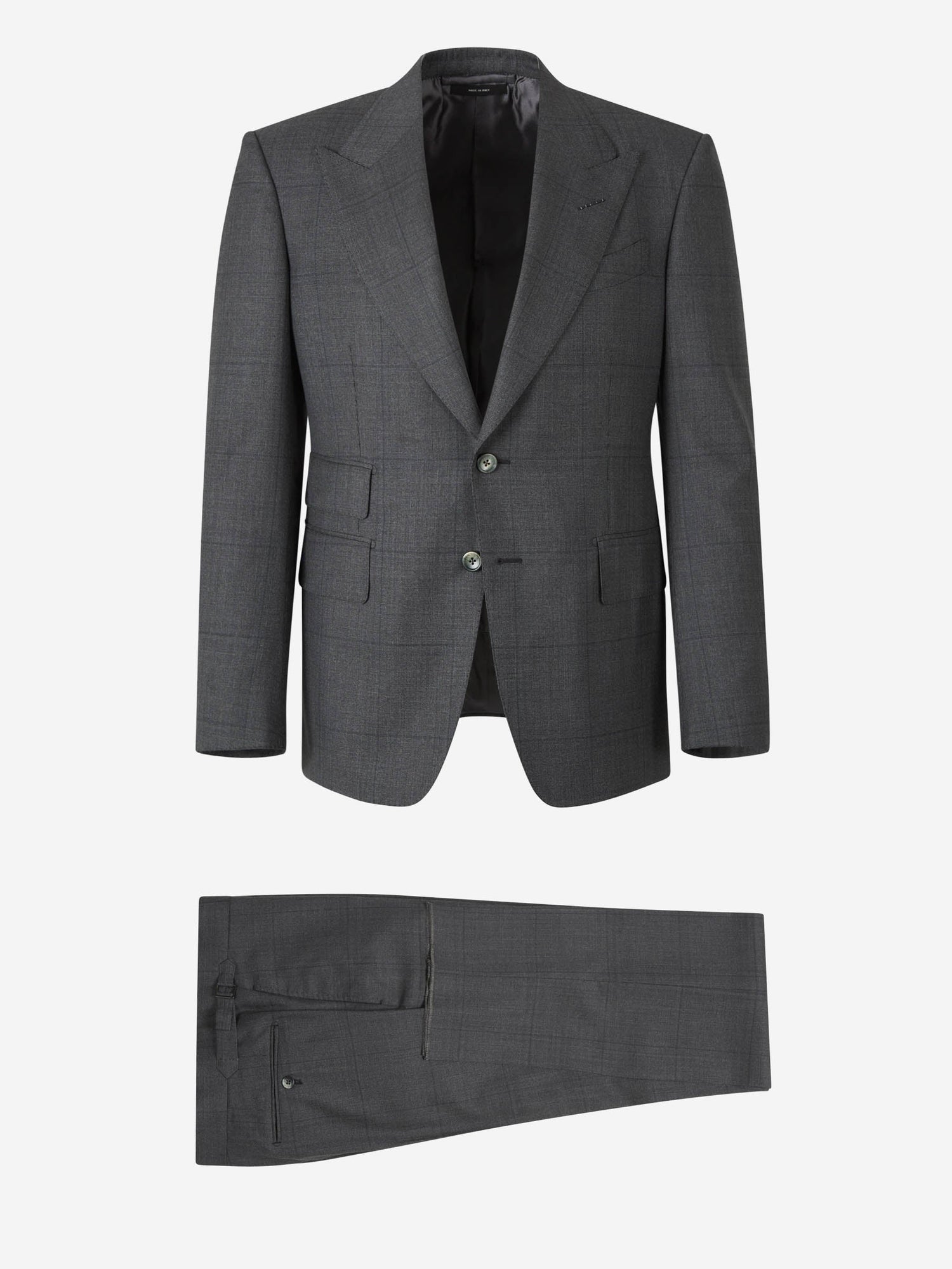 Outlet online Tom Ford Hombre Traje Liso Lana color Negro sku 312-002813 01 - Foto 2