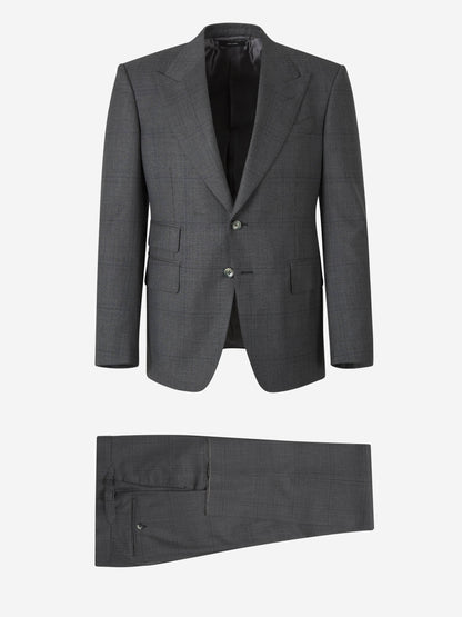Outlet online Tom Ford Hombre Traje Liso Lana color Negro sku 312-002813 01 - Foto 2