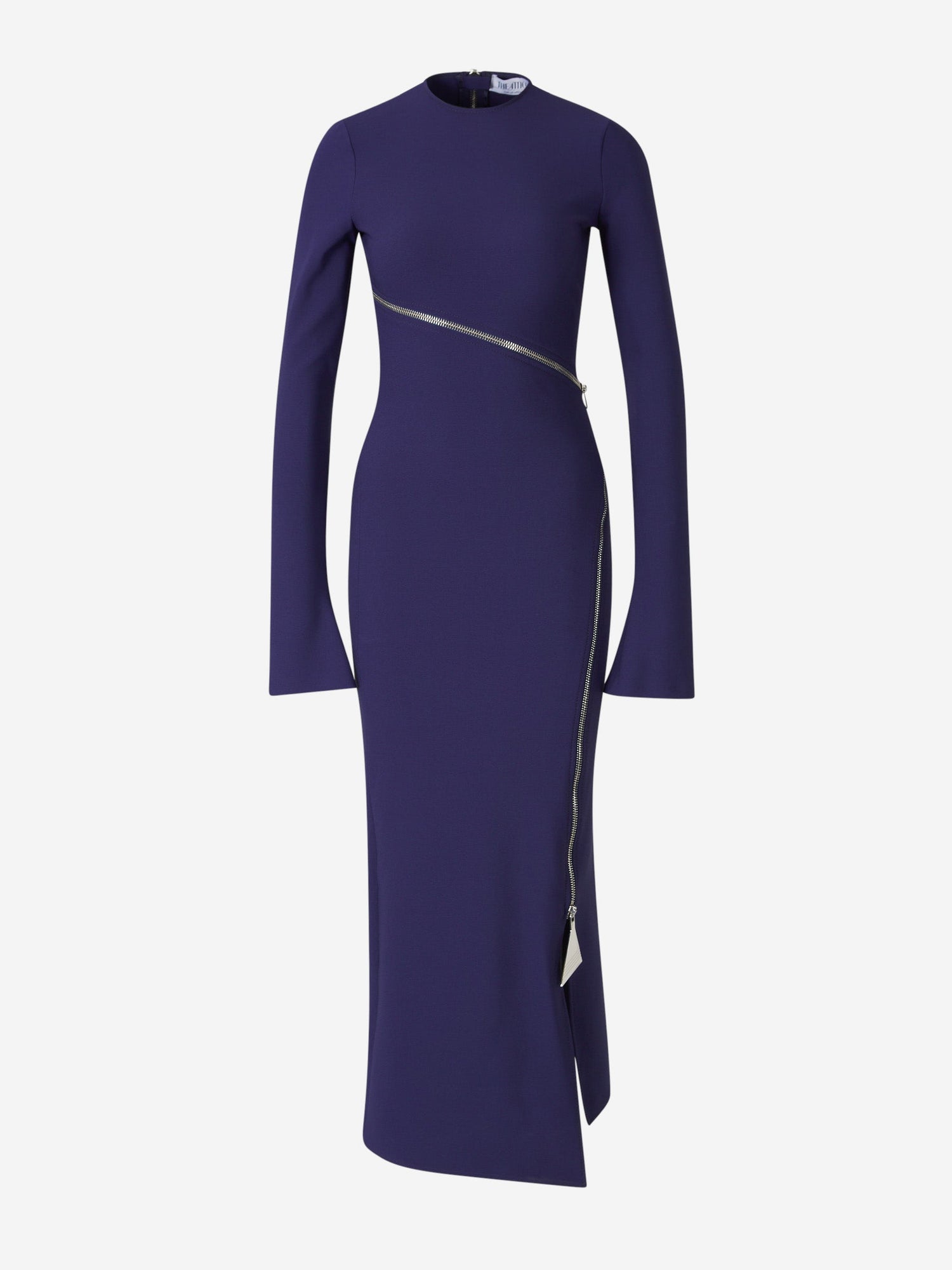 Outlet online The Attico Mujer Vestido Midi con Cremalleras color Violeta sku 721-000347 01 - Foto 2