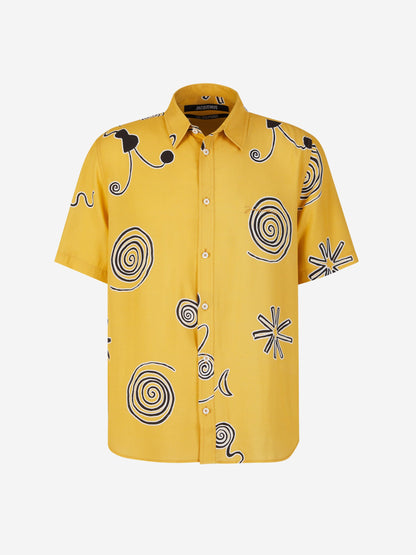 Outlet online Jacquemus Hombre Camisa La chemise Melo color Amarillo sku 532-000549 01 - Foto 1