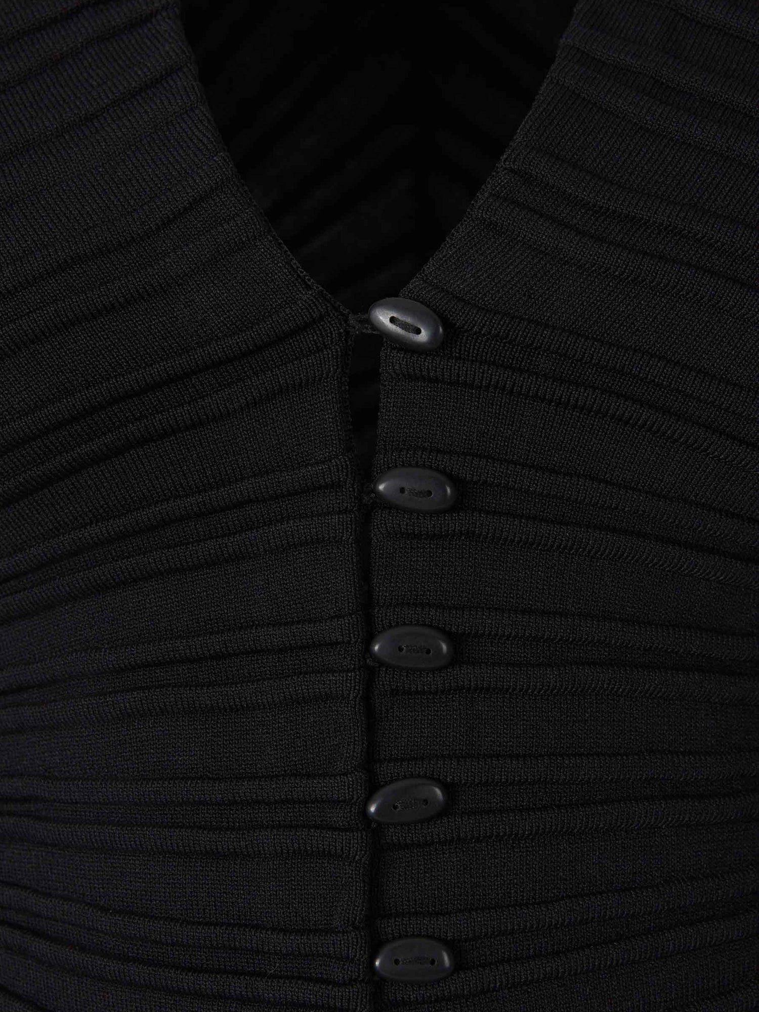 Cult Gaia Cárdigan Punto Blair color Negro sku 713-000299 01 - Foto 3