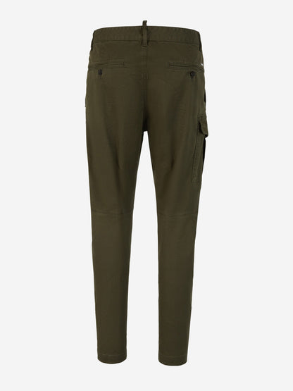 Outlet online Dsquared2 Hombre Pantalones Cargo Sexy color Verde Oscuro sku 521-003012 01 - Foto 3