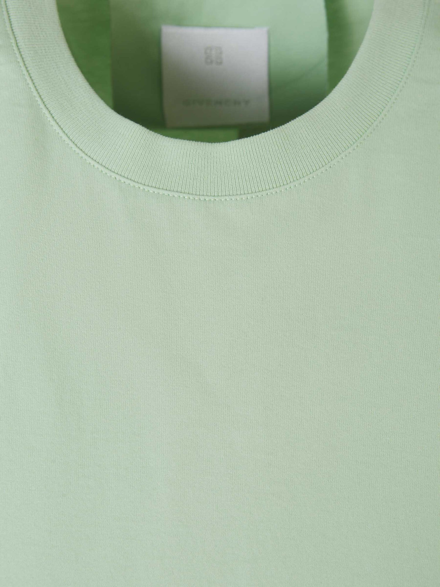 Outlet online Givenchy Hombre Camiseta Estampada Algodón color Verde Menta sku 553-003455 01 - Foto 3