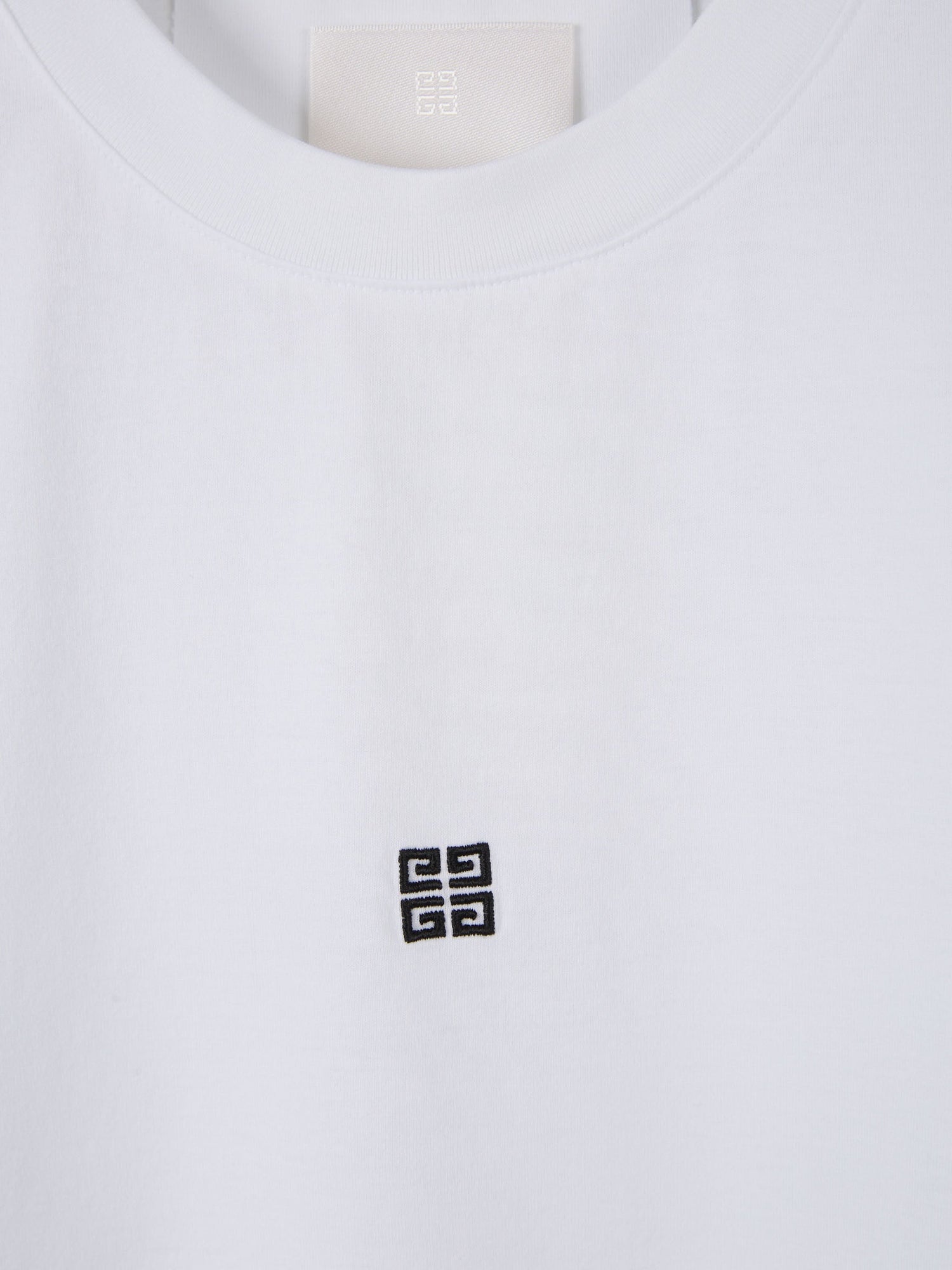 Outlet online Givenchy Hombre Camiseta Algodón Logo color Blanco sku 553-003761 02 - Foto 3