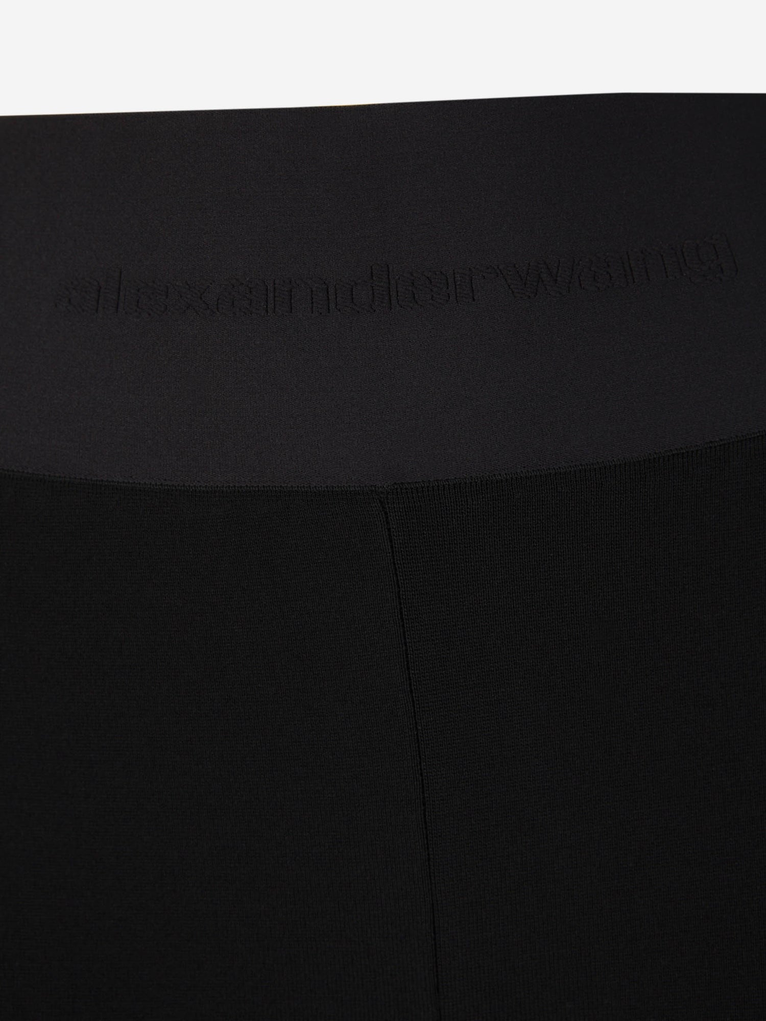 Outlet online Alexander Wang Mujer Leggings Elásticas Logo color Negro sku 761-003384 01 - Foto 2