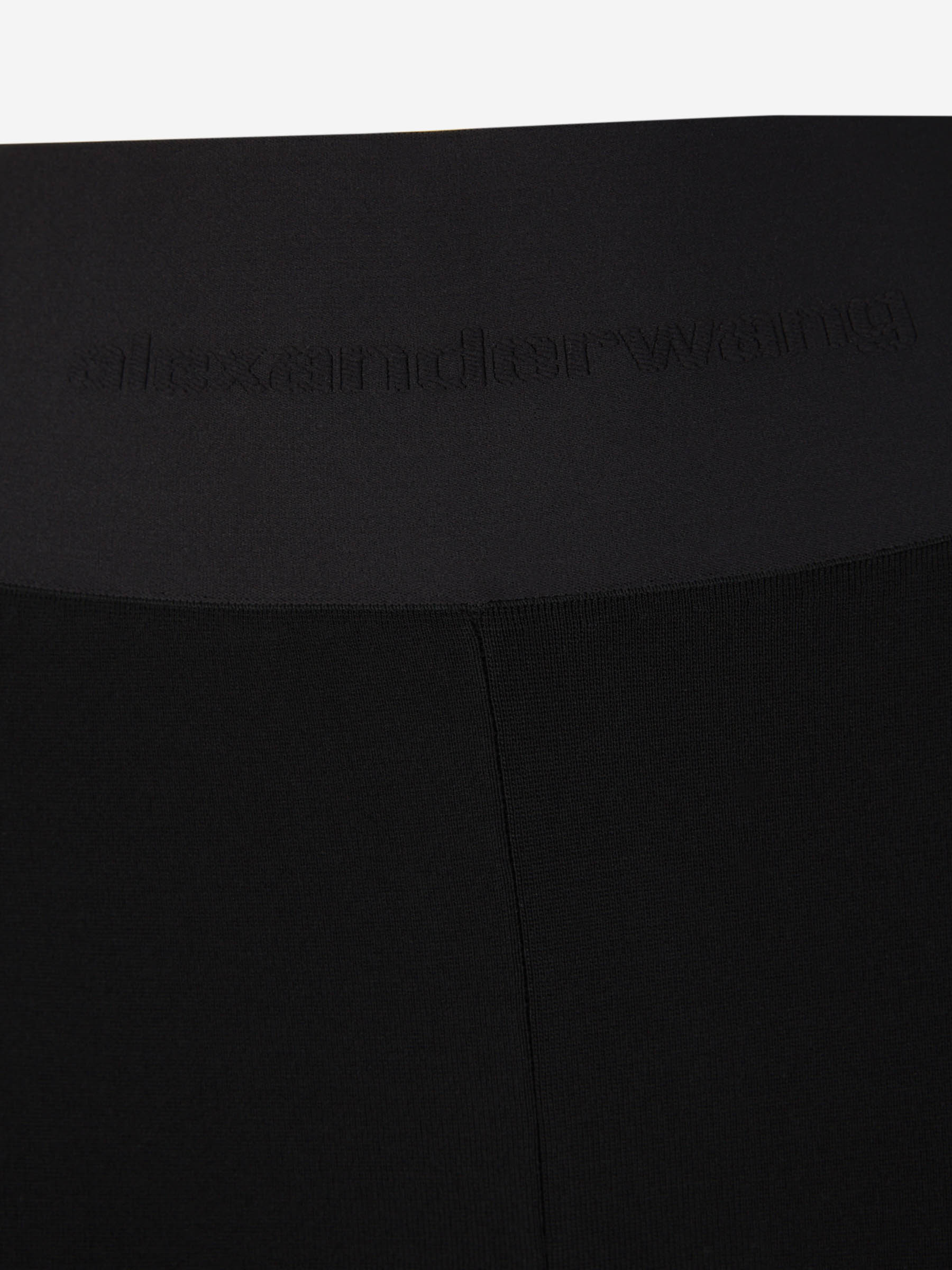 Outlet online Alexander Wang Mujer Leggings Elásticas Logo color Negro sku 761-003384 01 - Foto 2