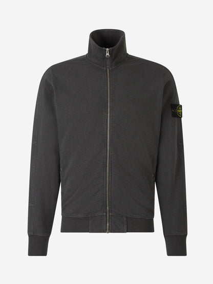 Outlet online Stone Island Hombre Sudadera Cremallera 65960 ‘OLD’ color Gris Antracita sku 545-001582 01 - Foto 1