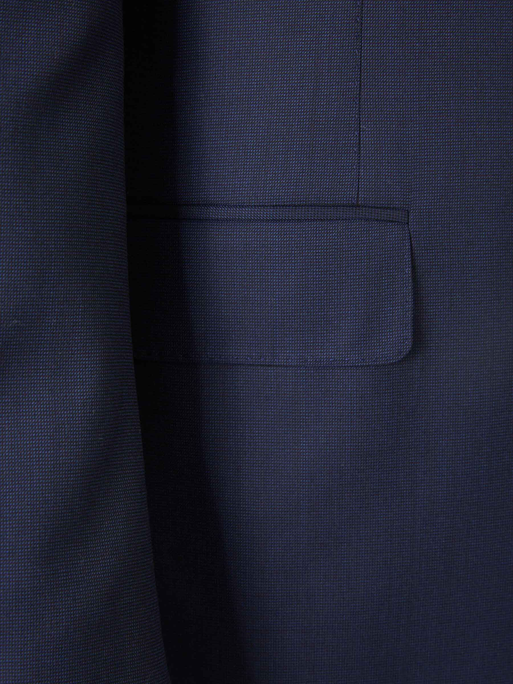 Outlet online Canali Hombre Traje Clásico Lana color Azul Noche sku 312-002801 01 - Foto 4