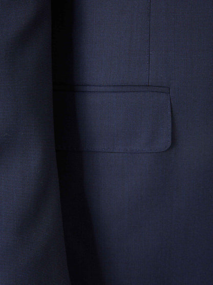 Outlet online Canali Hombre Traje Clásico Lana color Azul Noche sku 312-002801 01 - Foto 4