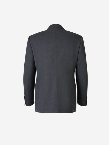 Outlet online Canali Hombre Traje Clásico Lana color Azul Noche sku 312-002807 01 - Foto 2