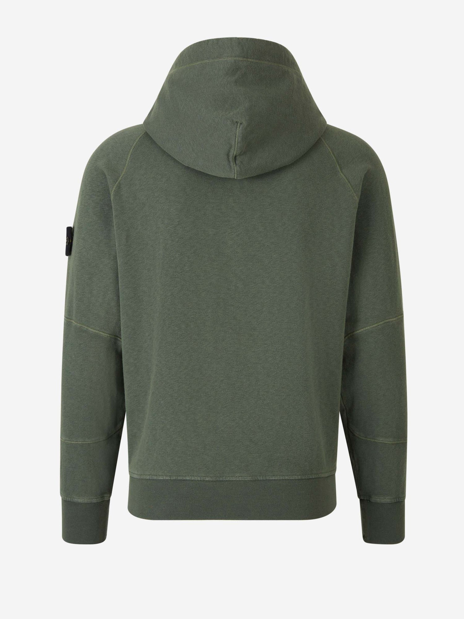 Outlet online Stone Island Hombre Sudadera Cremallera Algodón color Verde Oscuro sku 545-001581 02 - Foto 2