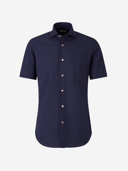 Outlet online Santa Eulalia Hombre Camisa Motivo Rayas color Azul Marino sku 532-000571 02 - Foto 1