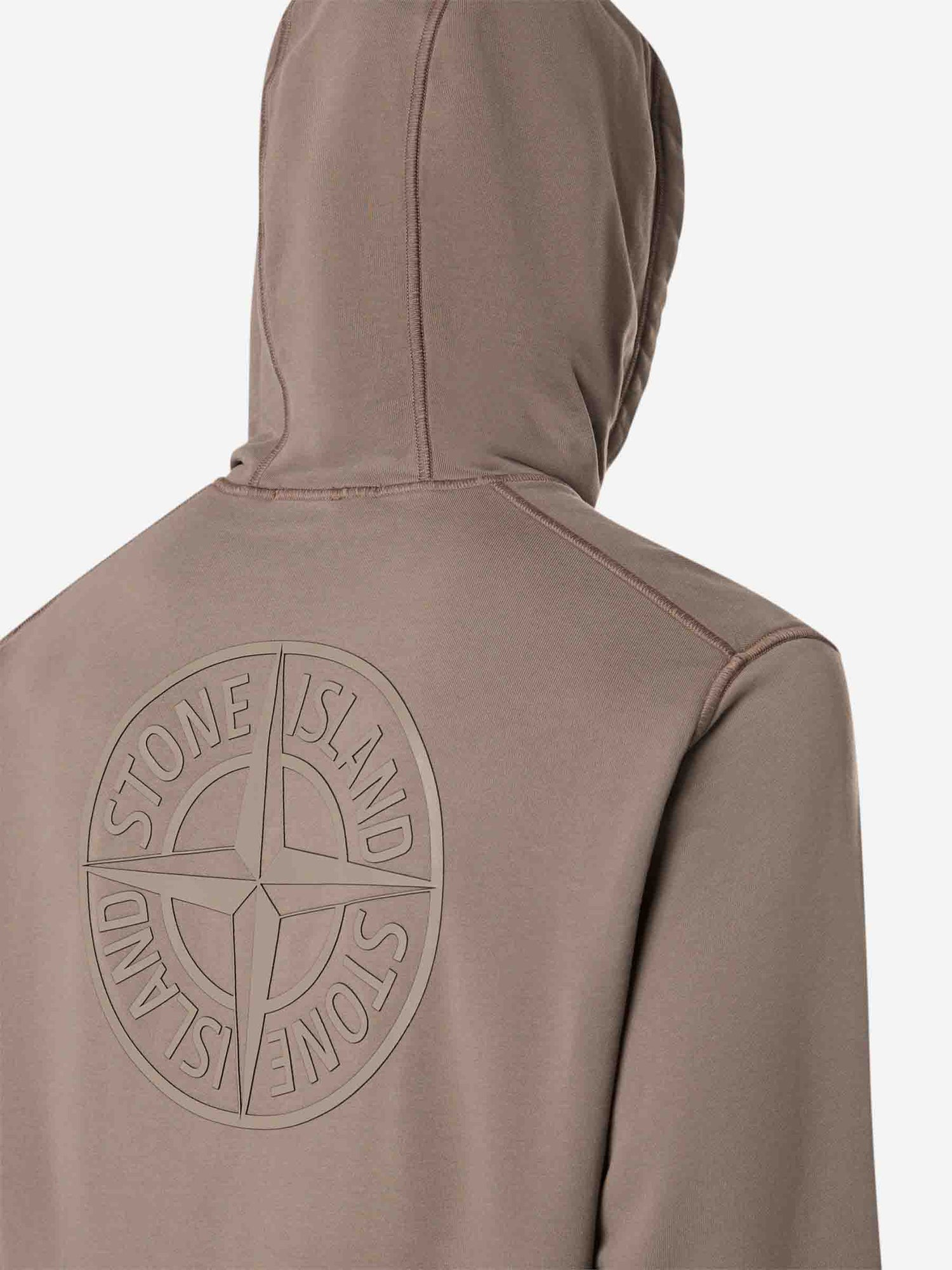 Outlet online Stone Island Hombre Sudadera Logo Algodón color Marron sku 545-001662 03 - Foto 5
