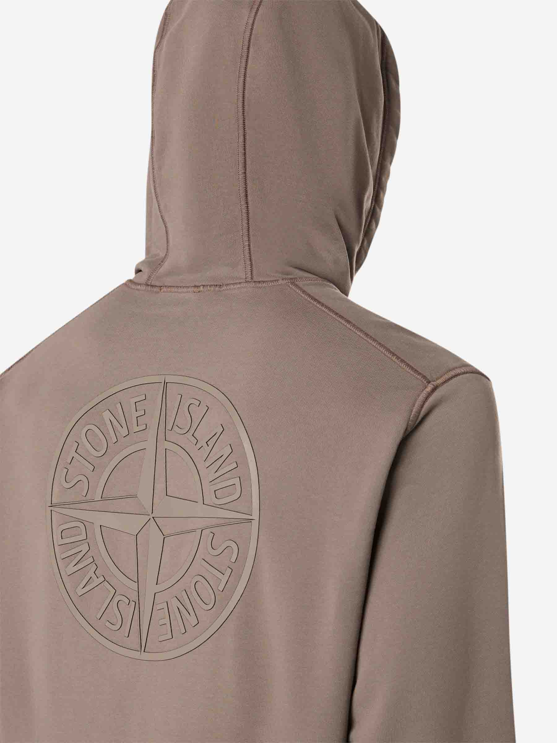Outlet online Stone Island Hombre Sudadera Logo Algodón color Marron sku 545-001662 03 - Foto 5