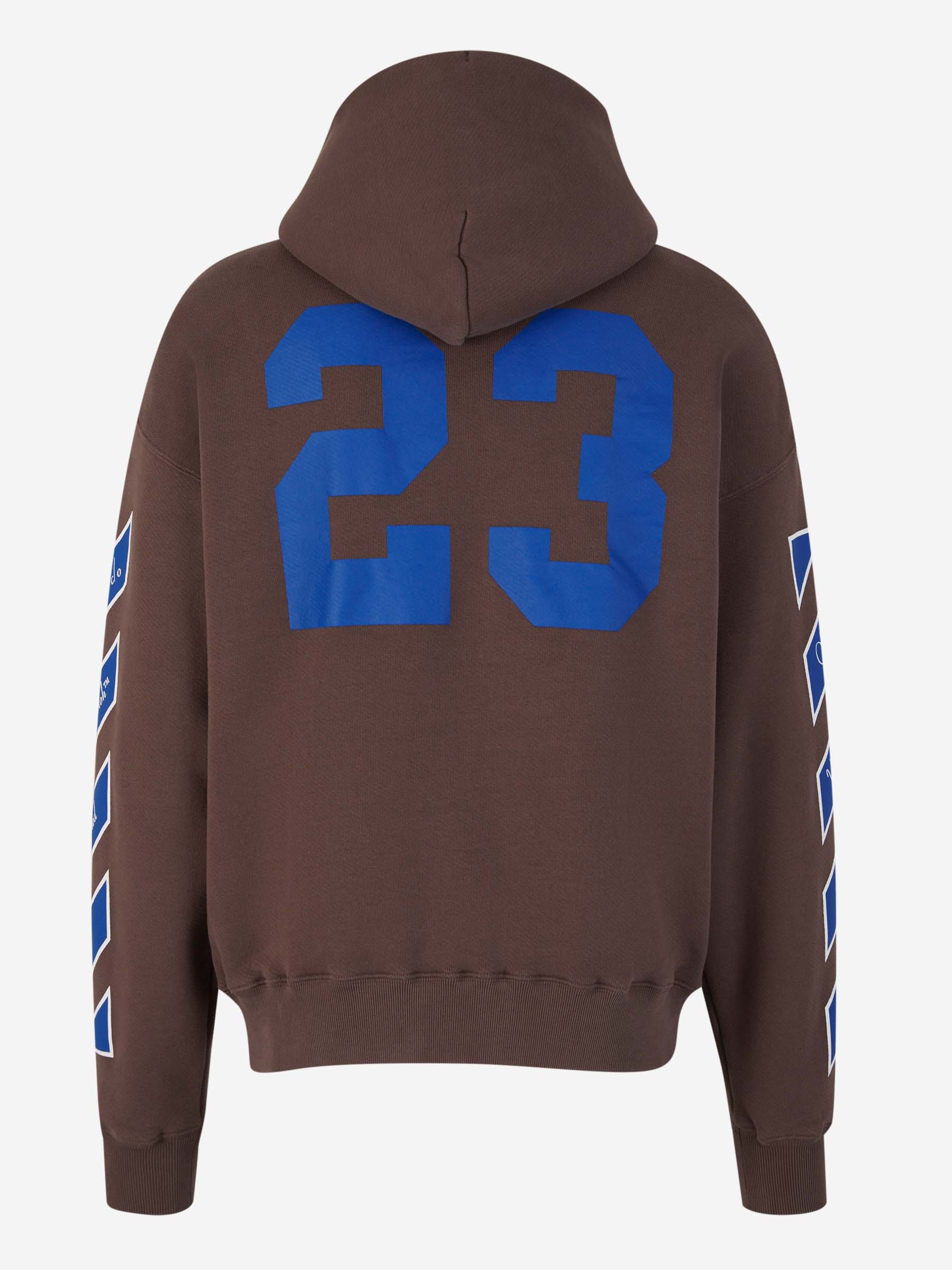 Outlet online Off-White Hombre Sudadera Estampada Capucha color Marrón sku 545-001501 01 - Foto 2