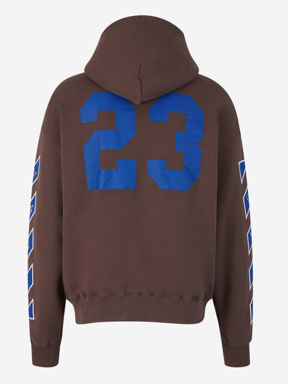 Outlet online Off-White Hombre Sudadera Estampada Capucha color Marrón sku 545-001501 01 - Foto 2