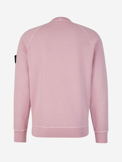 Outlet online Stone Island Hombre Sudadera Crewneck Algodón color Rosa Palo sku 545-001585 01 - Foto 2