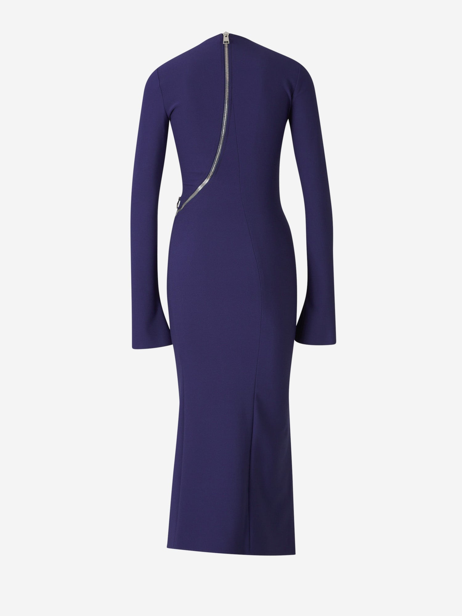 Outlet online The Attico Mujer Vestido Midi con Cremalleras color Violeta sku 721-000347 01 - Foto 3