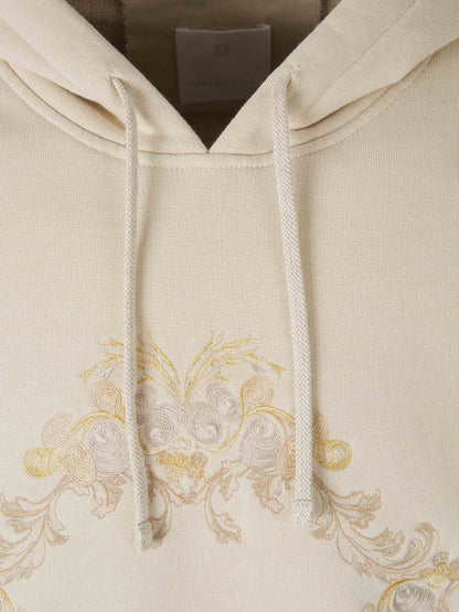 Outlet online Givenchy Hombre Sudadera Motivo Barroco color Beige sku 545-001682 01 - Foto 4