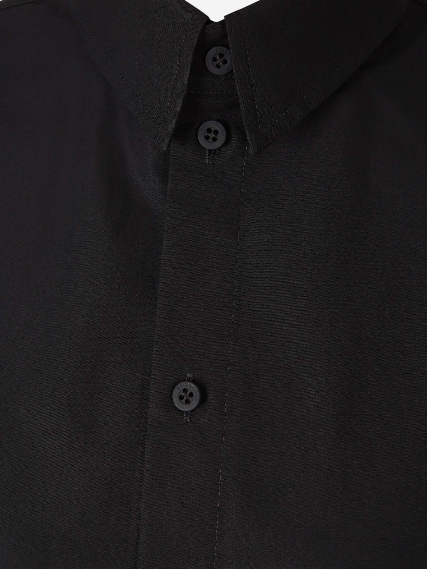 Outlet online Balenciaga Mujer Vestido Mini Camisero Suspended color Negro sku 732-001411 01 - Foto 3