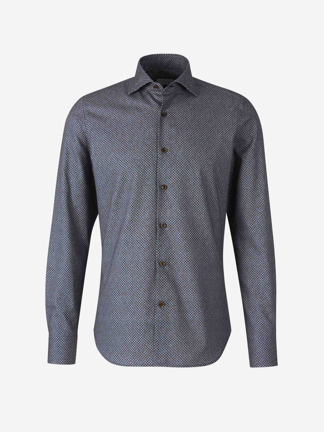 Santa Eulalia Camisa Geométrica Algodón color Azul Marino sku 531-006410 01 - Foto 1