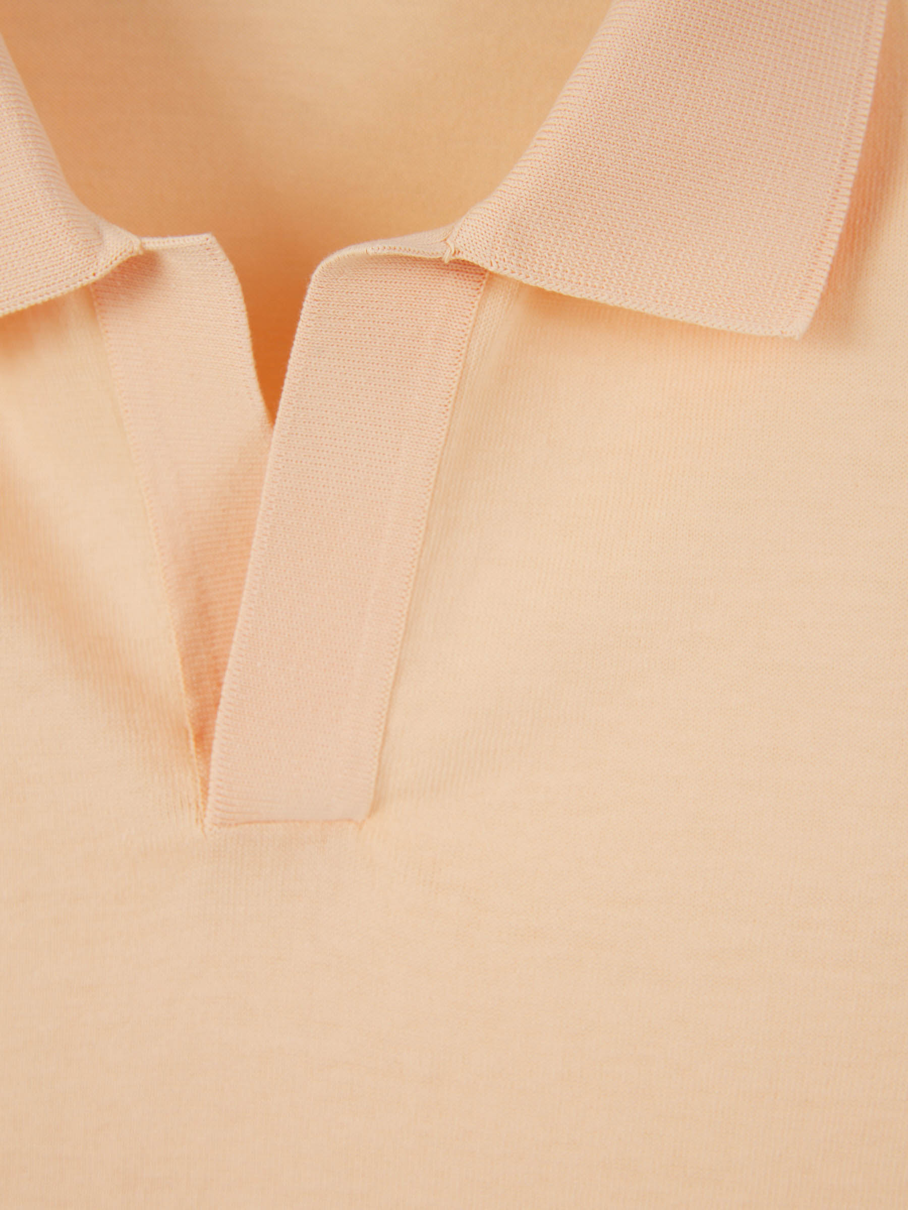 Outlet online Santa Eulalia Hombre Polo Punto Algodón color Naranja Claro sku 552-001484 01 - Foto 3