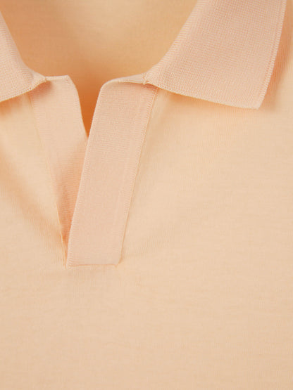Outlet online Santa Eulalia Hombre Polo Punto Algodón color Naranja Claro sku 552-001484 01 - Foto 3
