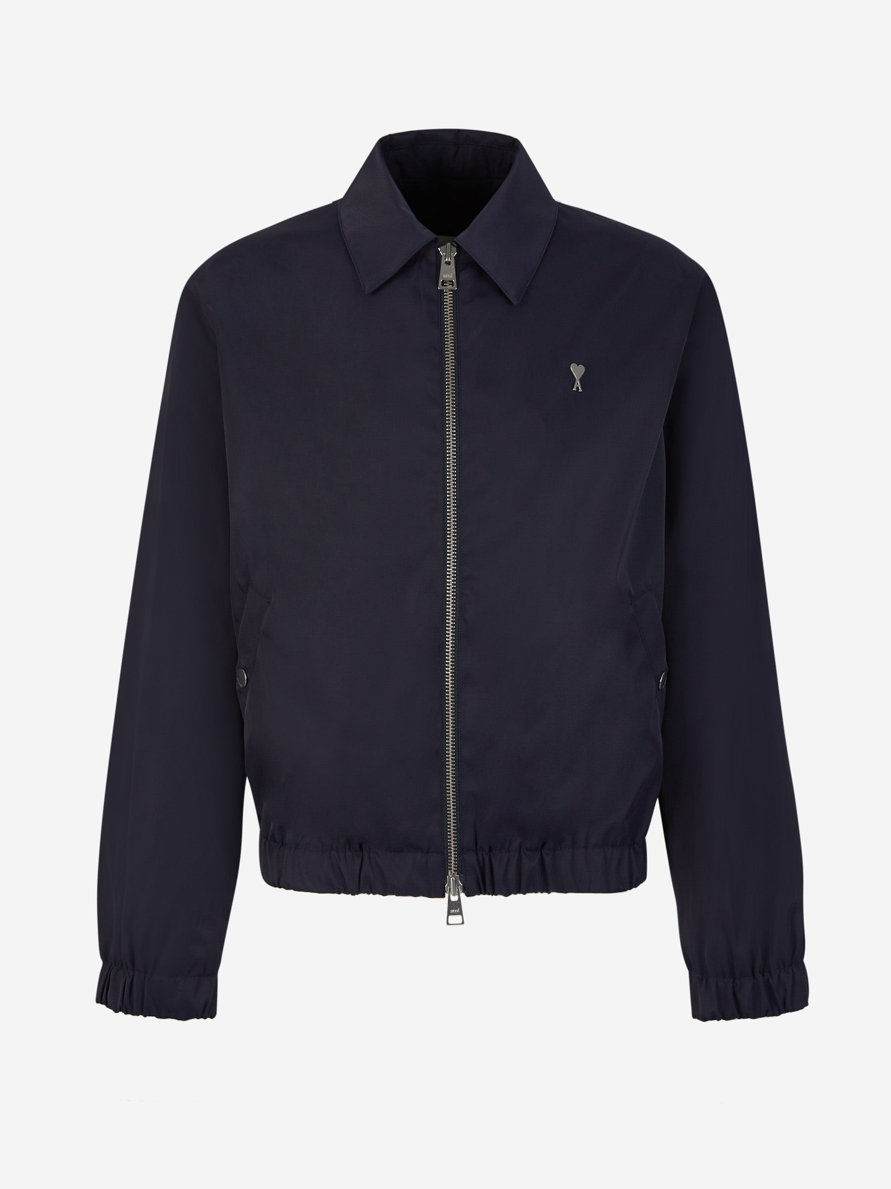 Outlet online Ami Paris Hombre Chaqueta Elástico Logo color Gris Piedra sku 512-002217 01 - Foto 6