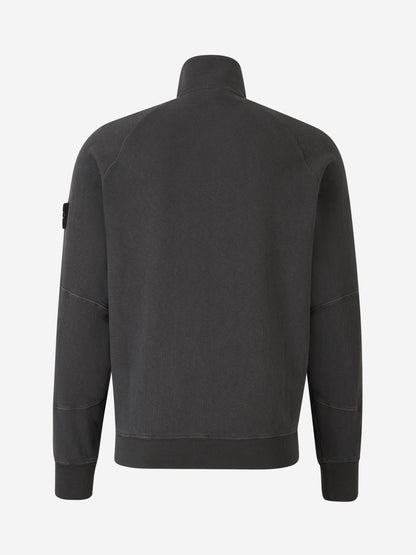 Outlet online Stone Island Hombre Sudadera Cremallera 65960 ‘OLD’ color Gris Antracita sku 545-001582 01 - Foto 2