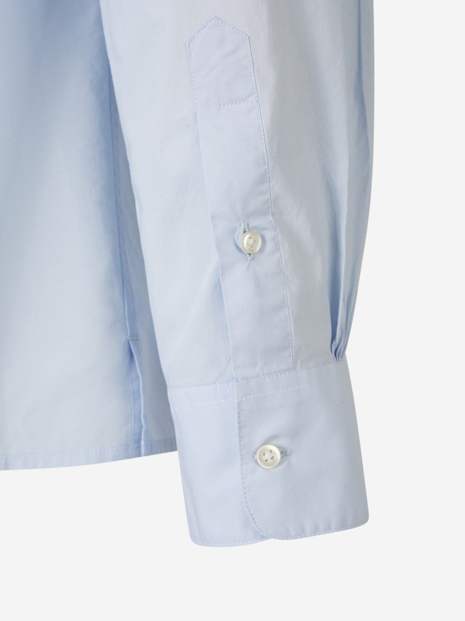 Outlet online Officine Générale Hombre Camisa Lisa Algodón color Azul Cielo sku 531-006261 01 - Foto 4