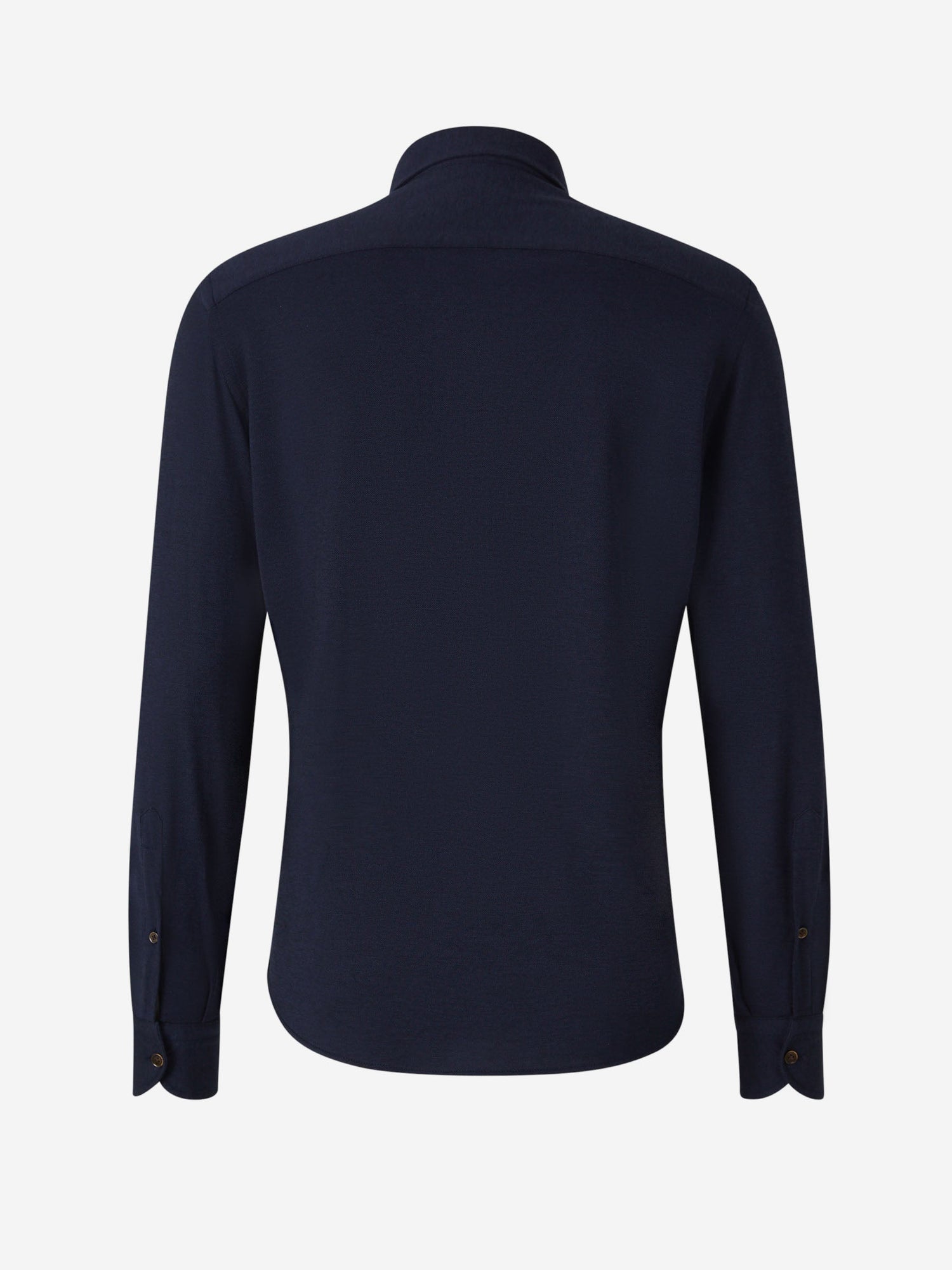 Outlet online Santa Eulalia Hombre Camisa Lisa Algodón color Azul Marino sku 531-006363 01 - Foto 2