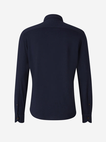 Outlet online Santa Eulalia Hombre Camisa Lisa Algodón color Azul Marino sku 531-006363 01 - Foto 2