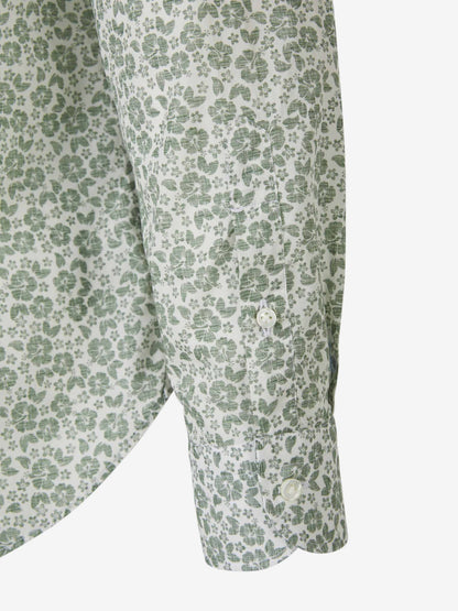 Outlet online Vincenzo di Ruggiero Hombre Camisa Motivo Floral color Verde Menta sku 531-006153 01 - Foto 4